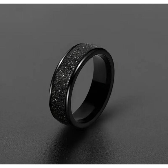 Other - Black Stainless Steel Ring Size 10
